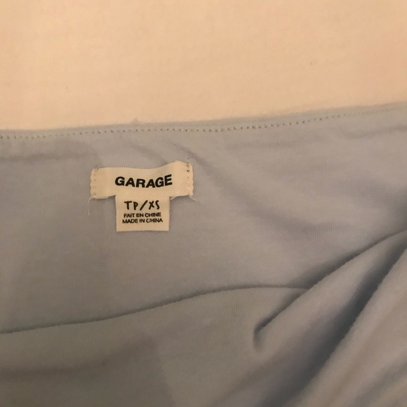 garage baby blue tube top - Picture 4 of 4